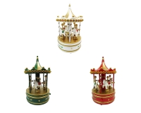 Carillon Cavalli Legno D 14 Decorazione Addobbi Natale