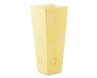 Vaso Primula 10x10 H.20 Colorato Decorazioni Interni Composizione