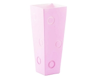 Vaso Primula 10x10 H.20 Colorato Decorazioni Interni Composizione