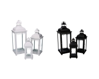 Lanterna Metallo S/3 Decorazioni Matrimonio Set