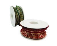 Nastro Frangia Mm 40 Mt 16 Decorazione Natale