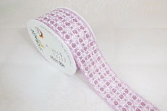 Nastro Little Flower Mm 40 Mt 18 Tessuto Per Bomboniere Fai Da Te