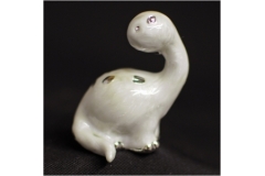 Dinosauro Bianco Madreperlato Strass
