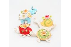 12 Animaletti Assortiti Con Magnete
