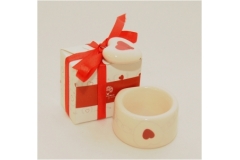Portatovagliolo Ceramica 5 Cm Con Box Linea "mandorle"…