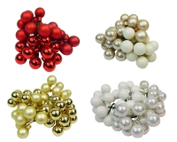 Palle Natale Vetro Stecco Combi Cm 2 Pz 144 Colorate