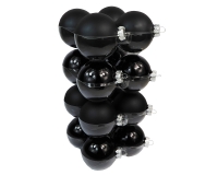 Palle Vetro Mm 57 Pz 16 Nere