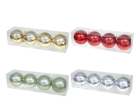 Box Sfere Mm 98 Pz 4 Decorazioni Addobbi Albero Natale