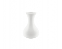 Vaso Monofiore 12x8x8 Ceramica Bianco Decorazione Composizione Floreale