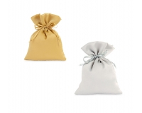 Sacchetto Raso Oro Argento Pz 12 Cupido&Co Bomboniere Fai Da Te