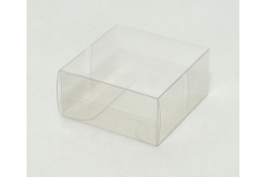 10 Astucci Trasparenti 6x6x3 Cm