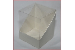 10 Scatole 10x10x12 Duo Trasparente