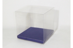 Pz 10 Scatola Trasparente 18x18x15 Cm bomboniere fai da te
