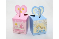 12 Astucci Pop-up Rosa/celeste