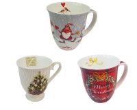 Mug Natalizia Con Stampa Decorazione Composizione Regalo Natale