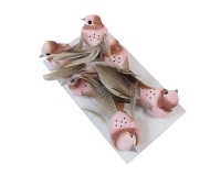 Uccellino Molletta Pz 6 Animaletti Decorativi Primavera Pasqua
