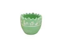 Vaso Uovo Disegno D 14 H 12 Decorazione Primavera Pasqua