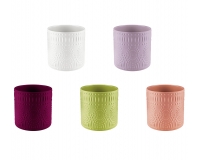 Vaso Decoro Ovale D 13,5 H 14 Composizione Floreale Addobbi