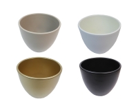 Vaso Ceramica Opaco H 14 Composizione Floreale Fioristi Natale