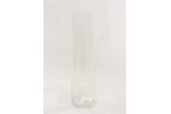 Cilindro In Vetro Clear Diametro 10 Cm Altezza 40 Cm