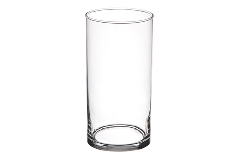 Cilindro In Vetro Trasparente D. 8 H. 30 Cm Decorazione Arredo Wedding