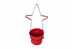 Vaso C/stella Metallo