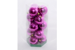 15 Sfere Per Albero Di Natale Con Diametro 7 Cm