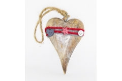 Cuore Legno Decorato