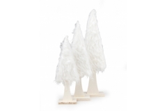 Alberi Bianchi Peluches Set 6 Pz 3 Misur