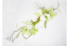 Tralcio Fiori Innevato Cm 50