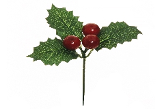 Pick Agrifoglio Pz 6 Decorazione Natalizia