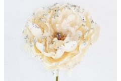 Peonia Grande Panna Strass