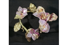 Fiore Giro Candela Con Lustrini Glitter