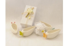 Bomboniera Lux Con Salsiera In Ceramica