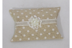 Bomboniera Astuccio Pois Portaconfetti Con Fiore