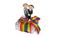 Bomboniera Plexiglass Lui E Lui Nozze Arcobaleno
