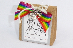Bomboniera Ciondolo Albero Della Vita Nozze Arcobaleno Lei E Lei