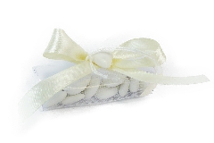 Bomboniera In Ceramica Con Luce Led Love Is Life H.14,5