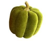 Zucca Velluto Alta Singola Decorazione Addobbi Autunno