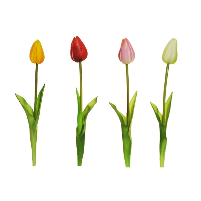 Tulipano Singolo Cm 50 Effetto Real Touch Composizione Floreale