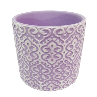 Vaso Decorato D. 12 Composizione Floreale Fioristi Interni Casa