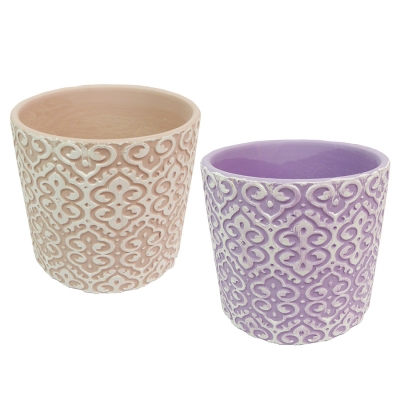 Vaso Decorato D. 12 Composizione Floreale Fioristi Interni Casa