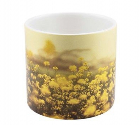 Vaso Fiori D 13,5 H 13 Decorazione Composizione Floreale Addobbi