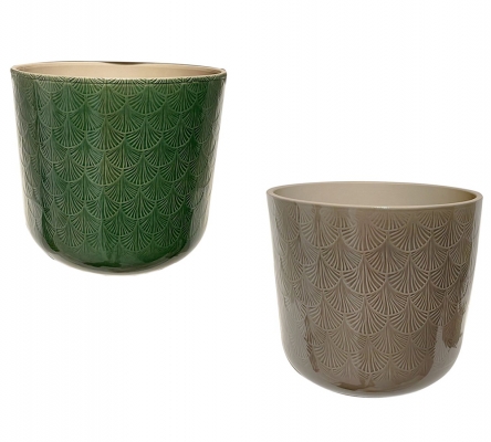 Vaso Ginko D 16.6 H 16 Composizione Floreale Addobbi Allestimento