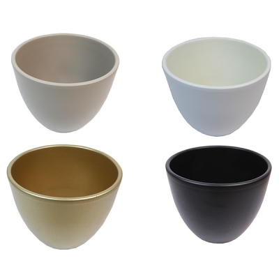 Vaso Ceramica Opaco H 14 Composizione Floreale Fioristi Natale