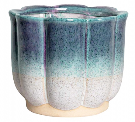 Vaso Smerlato D 14 H 13 Decorazioni Primavera Pasqua