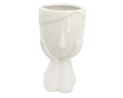 Vaso Viso Design D 10 H 20 Decorazione Interni Casa Piante Fiori Creativo