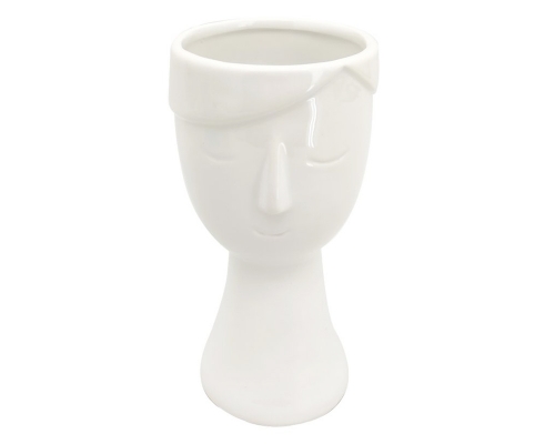 Vaso Viso Design D 10 H 20 Decorazione Interni Casa Piante Fiori Creativo
