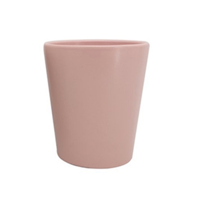 Vaso Liscio Orchidea D 14 H 16 Decorazione Composizione Floreale