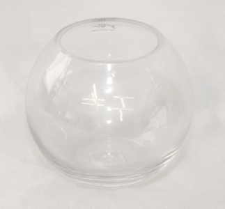 Bolo In Vetro Clear Alto 13 Cm Diametro 15 Cm